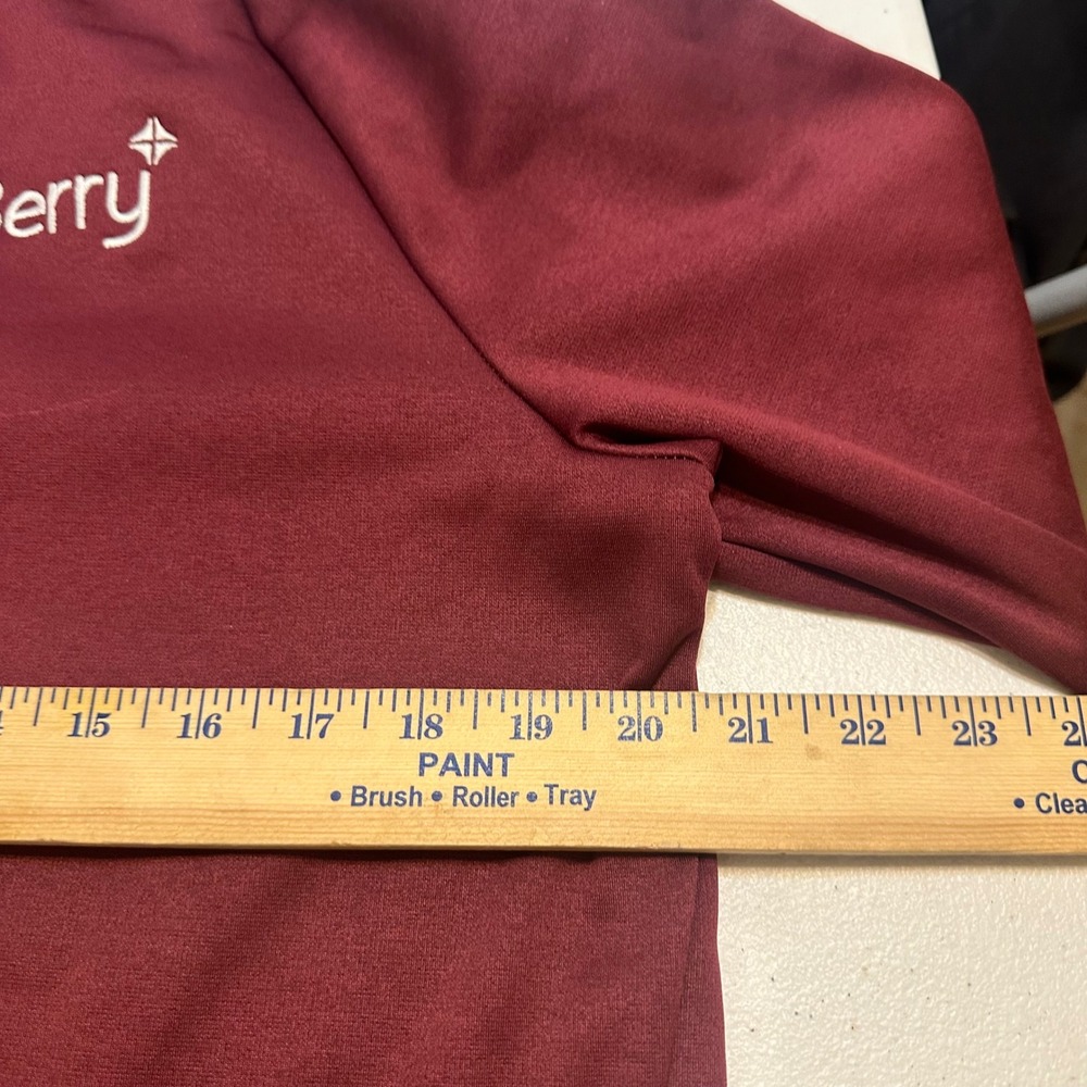 NWT Nike Hoodie Mens Small Maroon Berry Dri-FIT Pullover Outdoor Training - Picture 3 of 9